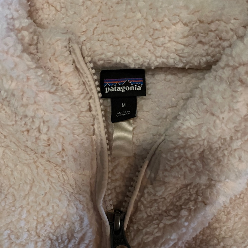 pink Patagonia hoodie